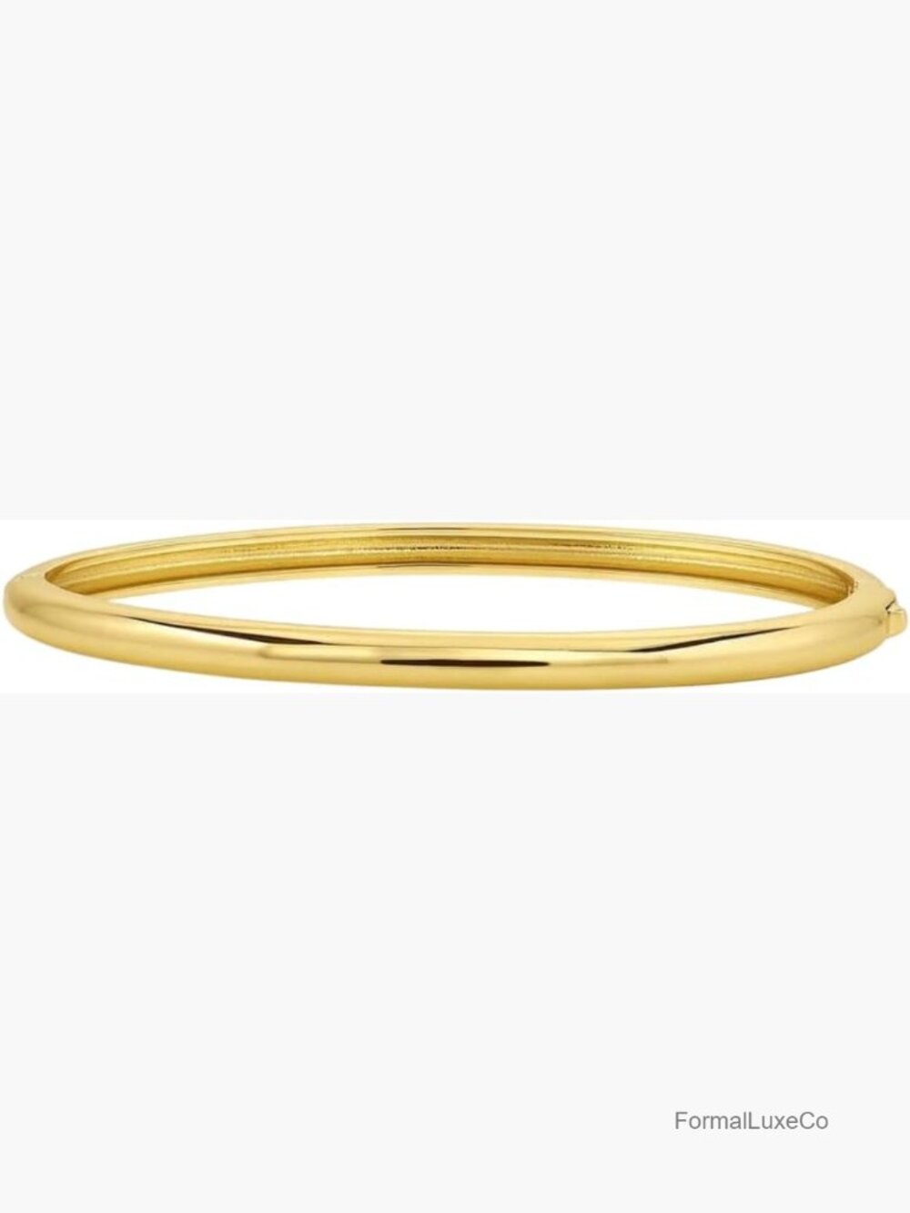 18k Gold Plated Cuff Bracelet Hinge Closure Polished Finish Casual